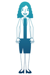 elegant businesswoman avatar character vector illustration design