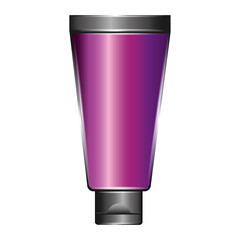 cream or lotion cosmetic tube for skin care product vector illustration