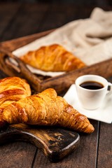 Fresh butter croissants