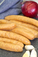 saucisses de volaille