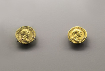 Roman Imperial coins bearing the bust of Emperor Traianus