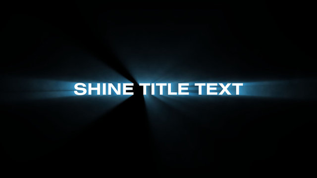 Shine Title Text