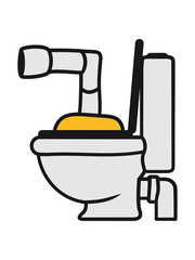 klo toilette wc schüssel design cool u-boot schwimmen tauchen unterwasser schiff boot matrose kapitän clipart cartoon comic meer