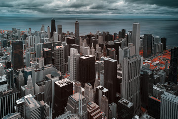 Chicago aerial infrared