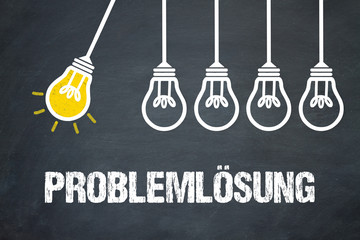 Problemlösung / Lampen / Konzept
