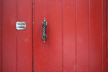 Old door with handle
