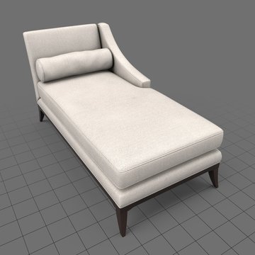 Classical chaise longue