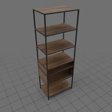 Backless bookcase