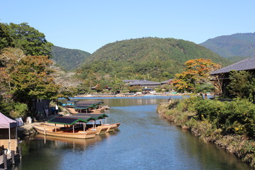 Fototapeta na wymiar river in japan