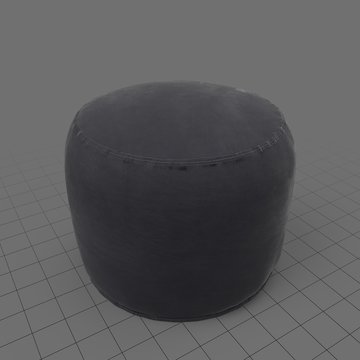 Scandinavian pouf