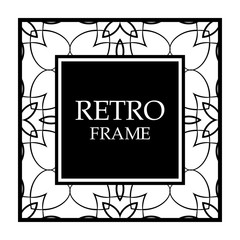 Vintage border frame