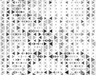 Abstract geometric background with grey and white color tone triangle shapes.