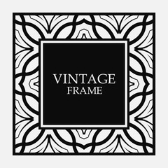 Vintage border frame
