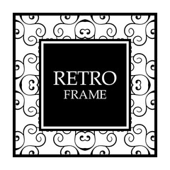 Vintage border frame