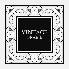 Vintage border frame