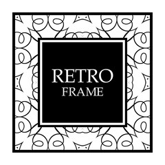 Vintage border frame