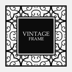 Vintage border frame