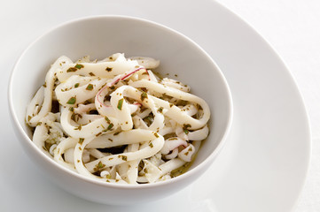 marinated calamari rings