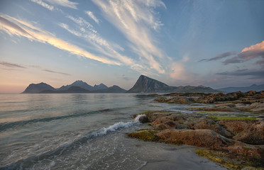 coastal landscape from Lofoten islands