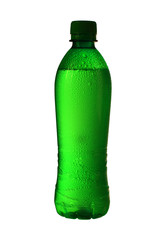 zielona plastikowa butelka z wodą