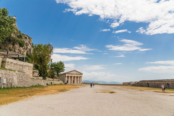 corfu island saint george in the castle greece