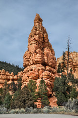 Landscape Of Eroded Sandstone Near Red Canyon, USA
