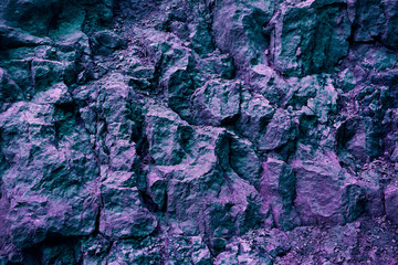 Creative Organic Stone Texture And Background In Ultra Violet And Green
