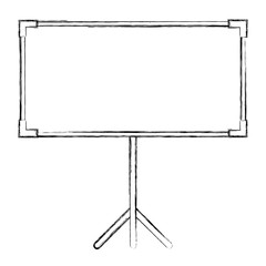 Obraz premium paperboard training isolated icon vector illustration design