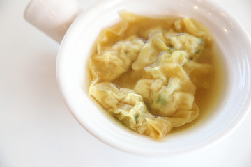 shrimp dumpling soup , Chinese food