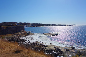 Suomenlinna (Sveaborg), Unesco World Heritage site, one of the most popular tourist attractions in Helsinki, Finland