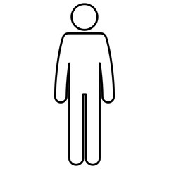 figure human silhouette avatar vector illustration design