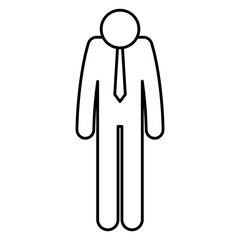 businessman figure silhouette avatar vector illustration design