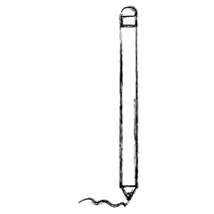 pencil graphite isolated icon vector illustration design