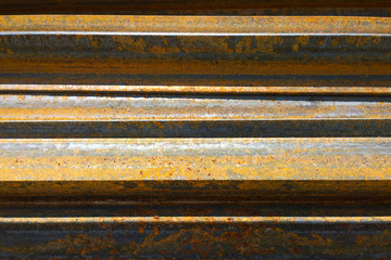 Texture of iron profiles