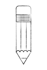 school pencil creative knowledge image vector illustration sketch