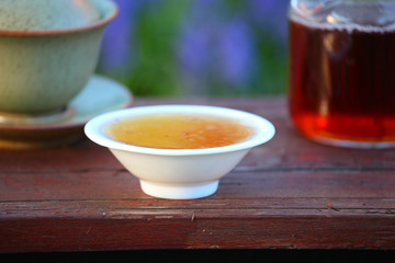 Black Chinese Tea garden