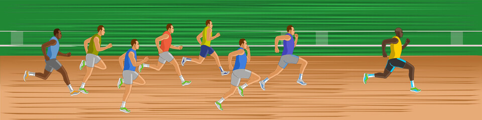 Running race competition