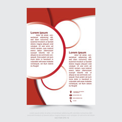 Design of Business Brochure, Leaflet, Flyer, Poster, Banner template, Book cover. Design for Business, Annual report, Web template and presentation. Vector illustration EPS10 CMYK.