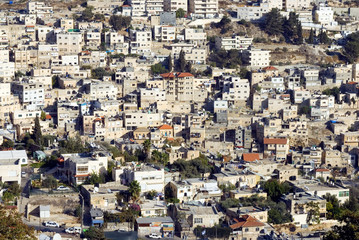 Residential low-rise building area in Jerusalem, Israel