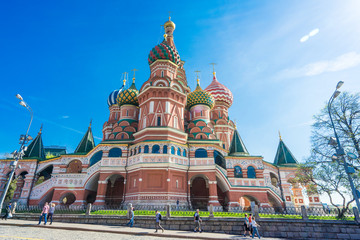 Fototapeta na wymiar Saint's Basil cathedal at Moscow