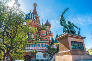 Fototapeta na wymiar Saint 's Basil Cathedral in Moscow