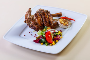 Grilled chicken legs