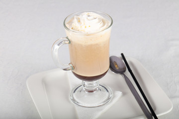 Coffee with ice-cream