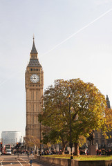 Fototapeta na wymiar Londres, la flèche de Big Ben