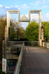 Frame on the bridge