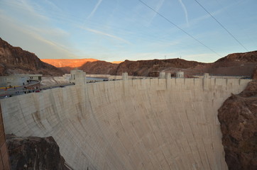  Hoover Dam; landform; geographical feature; natural environment; canyon