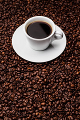 coffee cup grain top view