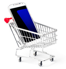 purchase trolley isolate