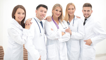 Fototapeta premium group portrait of a professional medical team