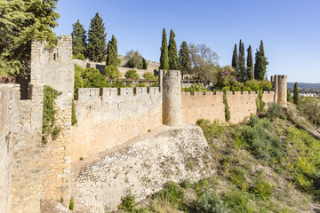 Fortress of the Knights Templar and the Almedina in Tomar, district of Santarém, Portugal